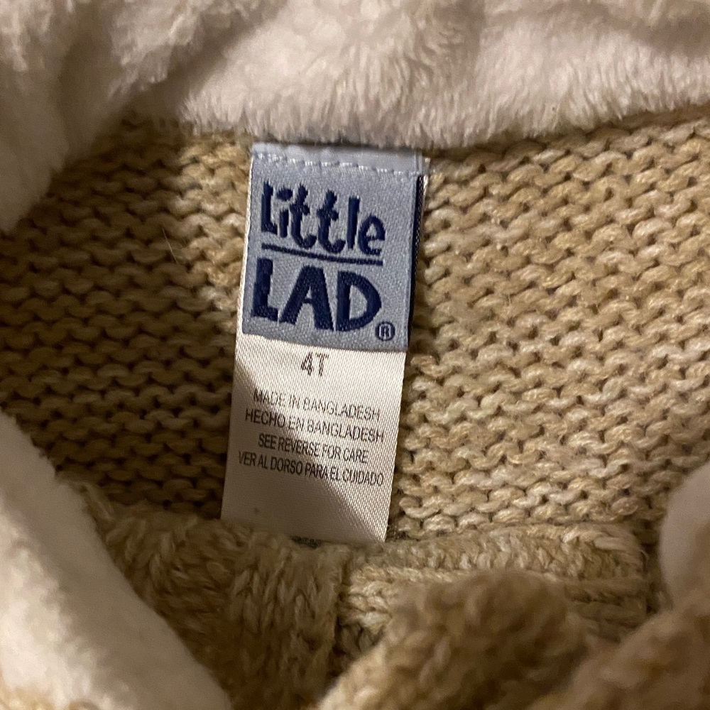 Little lad toddler size 4t sweater - Picture 2 of 5